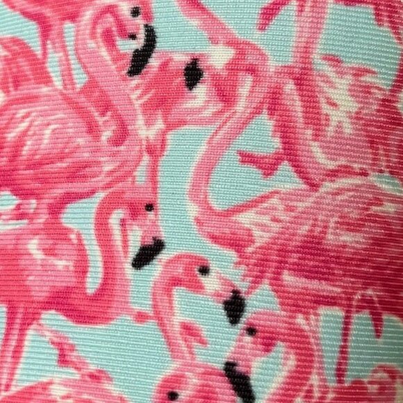 Simply Southern Flamingo Slip-On Espadrilles (Flat) - Pink/Aqua - 9 - Picture 8 of 10